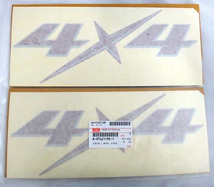 "4X4" RED STICKER LOGO EMBLEM SIDE FOR ISUZU D-MAX DMAX 2012-2014 GENUINE V.1 - Picture 1 of 6