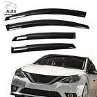 Fit For 2013-2019 Nissan Sentra 4 x Window Visors Rain Vent Guards Smoked Tinted
