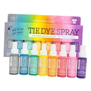 S.E.I. Tie Dye Kit, Fabric Spray Tie Dye Set, Easy Clean Up, Playful Pastel - Picture 1 of 6