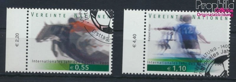 ONU - Viena 441-442 (edición completa) bien usado/cancelado 2005 interno (10046312 Foto 1 de 1