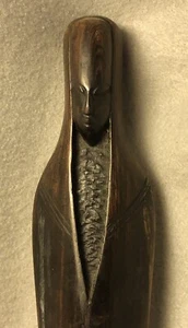 Handgeschnitzter afrikanischer Schamane Priester 16 Zoll - Bild 1 von 8