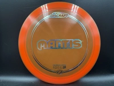New Discraft Mantis | Z | Orange w/ Chrome Scale Holo Foil Stamp | 166 Grams - Image 1 of 4