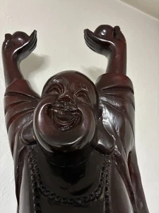 Buddha Statue Holz - Bild 1 von 5