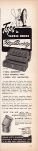 My Buddy Tackle Box Print Ad 1954 Stratton Tersteege Louisville KY Fishing - Picture 1 of 1