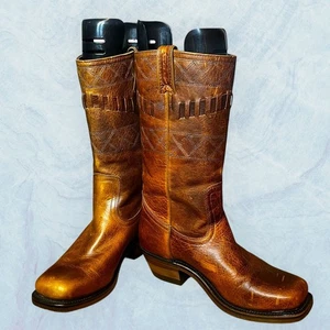 Boulet Vagabond 8674 Cowboy Boots Men’s 7D/Women’s 9 Hillbilly Golden Distress - Bild 1 von 19