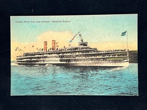 Vapor Hendrick Hudson - Línea de día del río Hudson - Postal de colección - Imagen 1 de 2