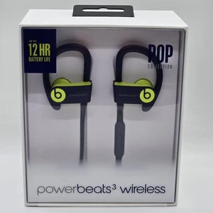 Beats By Dre Powerbeats3 indigo Wireless In-Ear Stereo Bluetooth Headphones Box - Picture 1 of 6