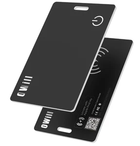 Portafoglio Slim 2 Mm Security Tracker Card IP68 Wireless Ricaricabile Aria Smart Tag - Foto 1 di 12