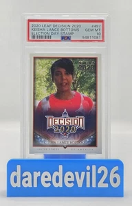 2020 KEISHA LANCE BOTTOMS LEAF Decision 2020 17/45 #497 PSA Gem Mint 10 Card - Picture 1 of 3