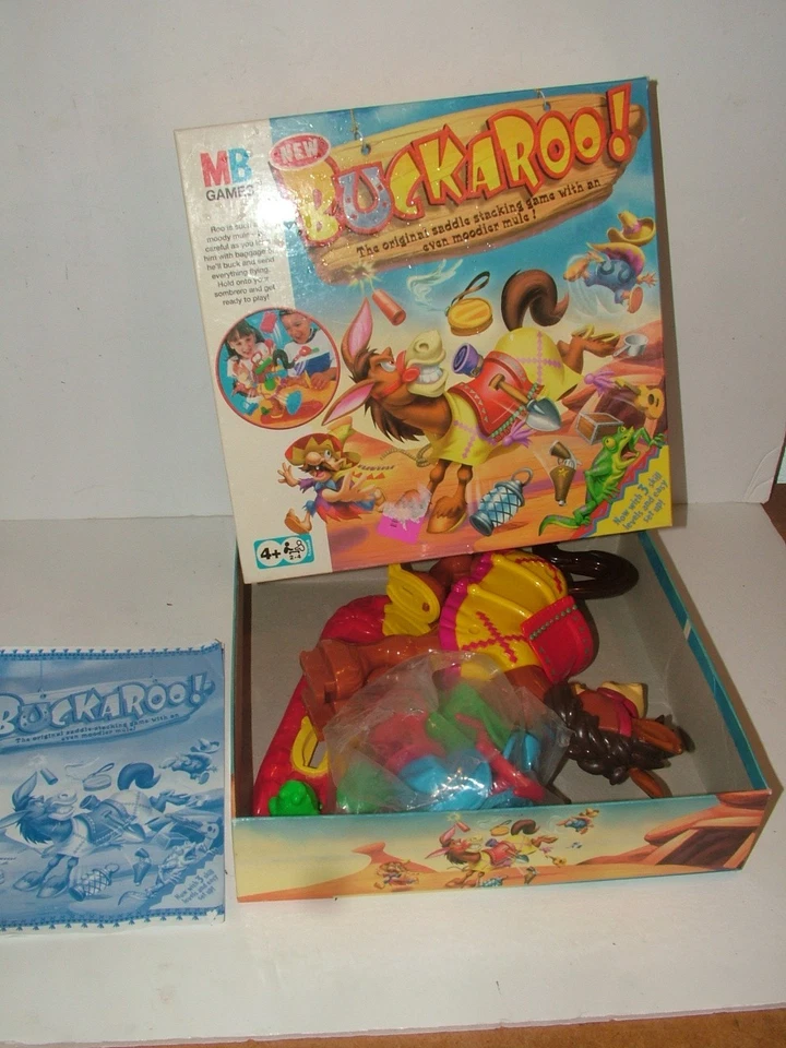 Vintage Original MB Games 2003 Buckaroo Stacking Game Boxed Complete - Image 1 of 1