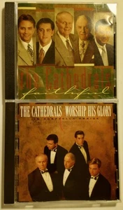 2 CD lot Cathedrals Worship His Glory 1993 WORD Faithful 1998 Homeland Christian - Foto 1 di 7