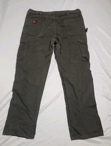 Wrangler Riggs Workwear Ripstop Ranger Cargo Pant, Gray, Men's 38x32 - Picture 1 of 10