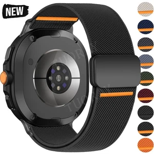 Magnetic Nylon Strap Band For Samsung Galaxy Watch 8/8 Classic 46mm/Ultra 47mm - Picture 1 of 23