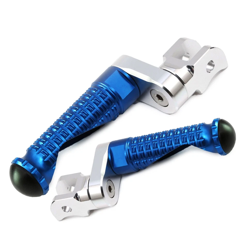 Clavijas de pie delanteras azules elevables MPRO 1 pulgada para Aprilia Tuono 125 17 18 19 Foto 1 de 4