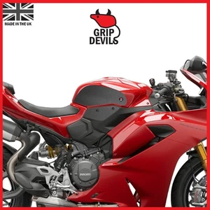 Grip Devils Tank Grips: Ducati Panigale V2 2025+ Black - Picture 1 of 2