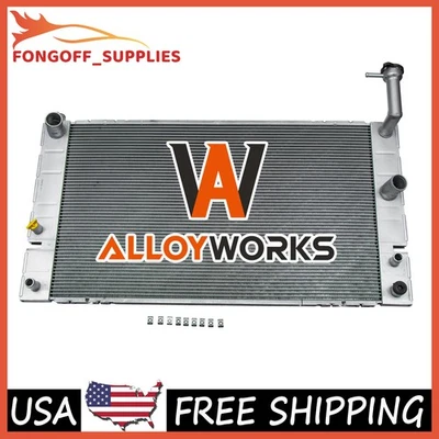 Aluminum Radiator For Toyota Prius 1.5L l4 Full Hybrid EV-GAS MT 2004-2009 USA Foto 1 de 4