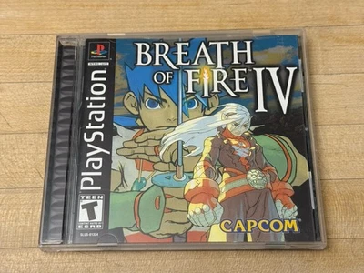 Breath of Fire 4 IV (Sony PlayStation 1, 2000) PS1 Complete CIB - Nice Condition - Image 1 of 4