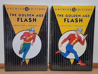 DC Archive Editions Golden Age Flash Lote #1 y #2 Fuera de Stock Raro Sellado de Fábrica Foto 1 de 4