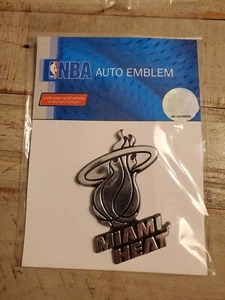 Miami Heat NBA 3-D Automotive Chrome Emblem By Team ProMark - NBA Licensed - Bild 1 von 2