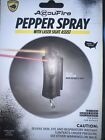 Guard Dog Security PS-GDAFOC18-1BK Black Accufire Pepper Spray w/ Laser Sight