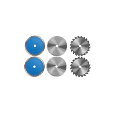 Einhell 4502128 set 6 lame per mini sega circolare ø85x10mm per piastrelle legno Foto 1 de 2