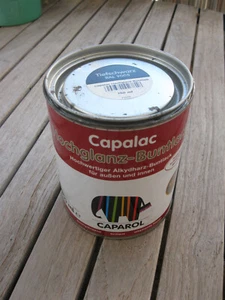 Hochglanz-Buntlack Capalac Caparol schwarz Alkydharz - Bild 1 von 3