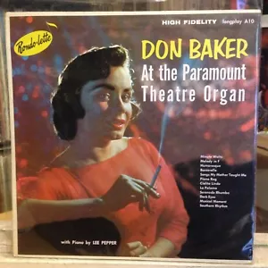 [SOUL/JAZZ]~EXC LP~DON BAKER~With LEE PEPPER~At The Paramount Theatre Organ~1958 - Picture 1 of 5