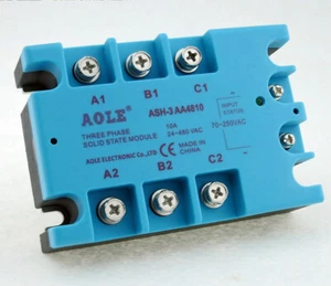 10A AC three-phase solid state relay ASH-3 AA4810 AC-AC - Picture 1 of 5