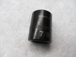 Craftsman 1/2" Drive Impact Standard SAE Shallow Socket, 7/8" PN 15856 (loose) - Picture 1 of 4