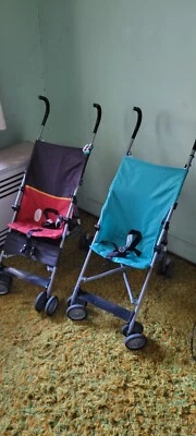 Pair Of Cosco Folding Umbrella Strollers Lightweight Frame - Image 1 of 4
