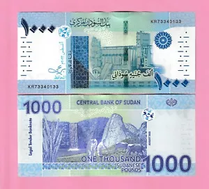 Sudan banknote 1000 Pounds NEW 2023 UNC - Picture 1 of 3