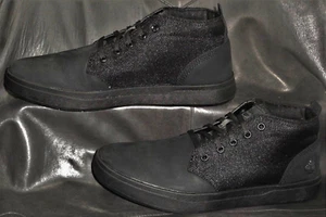 Timberland Davis Square Hombre Negro Nubuck Cuero Tobillo Chukka Bota Talla US 8.5 - Imagen 1 de 6