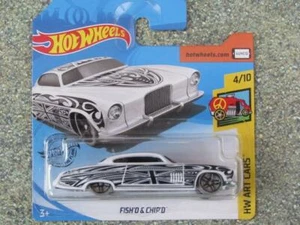 Hot Wheels 2020 #113/250 FISH'D & CHIP'D white @E - Picture 1 of 2