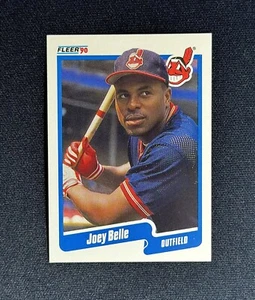1990 Fleer Joey Albert Belle #485 Rookie Baseball Card RC Cleveland Indians - Picture 1 of 2