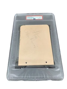 The Finest, Arlene Francis, Actress Autograph Album Page PSA Grade 9 Mint - Picture 1 of 5