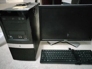 HP Pro DESKTOP AMD II X2 2.90 GHz 8GB RAM 5000GB HD Win7 PRO - Picture 1 of 4