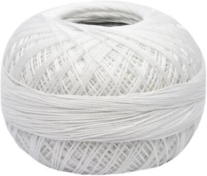 Handy Hands Lizbeth Cordonnet Cotton Size 40 Snow White - Picture 1 of 2