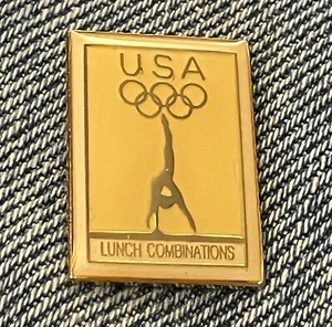Pin Olímpico de Gimnasia ~ 1992 Barcelona ~ Patrocinador del Equipo de EE. UU. ~ Oscar Mayer - Imagen 1 de 2
