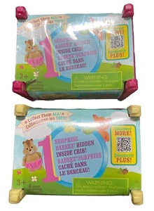 2 Li'l Woodzeez Babeez Surprise Crib Serie 1 Mystery Figuren SEALED Neu - Bild 1 von 4
