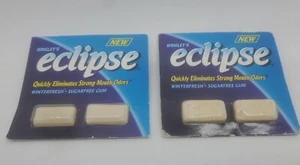 Vintage 1997 Wrigley’s Eclipse Winterfresh Sugarfree Gum SEALED SAMPLES  - Picture 1 of 4