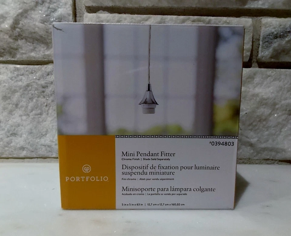 Chrome Mini Pendant Light for Your Custom Shade Portfolio