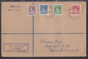New Guinea Scott 48-51 FDC - 1937 Coronation Issue - Picture 1 of 1