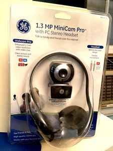 GE 1.3 MP MINICAM PRO with PC Stereo Headset NIB - Picture 1 of 2