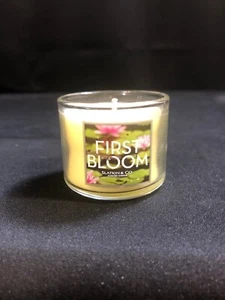 Slatkin & Co First Bloom 1.3 oz Single Wick Mini Candle Small Retired Rare - Picture 1 of 4