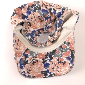 American Eagle Outfitters Pastel Pink Blue Floral Pattern Hat - Picture 1 of 3
