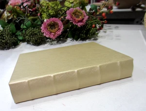 Adressbuch 6 Ringbuch Harthandschrift Einband Grafik Bild GOLD - Bild 1 von 8