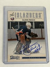 2012-13 Panini Classics Glenn Resch Auto Islanders