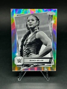 2025 WWE Topps Chrome #160 BIANCA BELAIR Sepia Refractor - Free Shipping - Picture 1 of 2