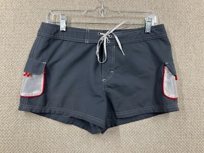 Pantalones Cortos Hurley Mujer Hurley Girlie Talla 7 Cordón Gris con Bolsillos Foto 1 de 4