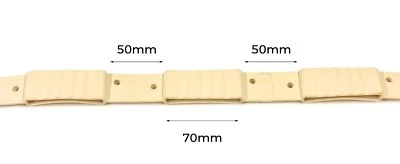 Roll Out 70mm Rubber Bed Slat Holders/ Strips - Supplied as Pair - Free Delivery - Image 1 of 4